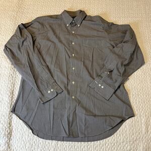 Lauren Ralph Lauren Black Plaid Button-Up Shirt - 16-1/2